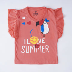 Kjunction Girls T-shirt (I-Love-Summer)