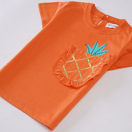 Kjunction Girls H/S t shirt (Pineapple)