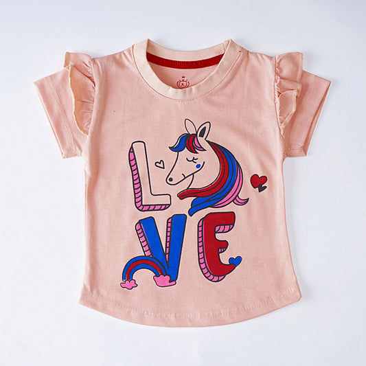 Kjunction Girls T-shirt (I-Love-Unicorn)