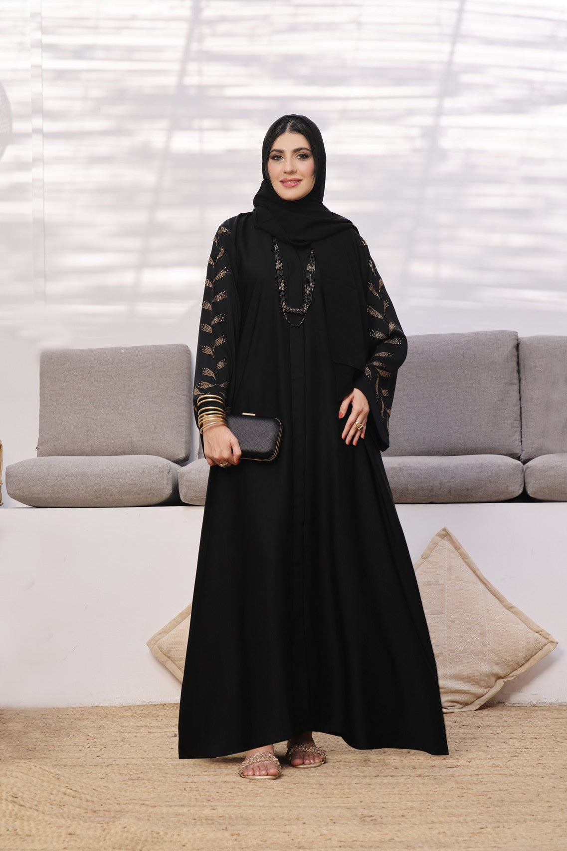 Tgm Abaya Collection-Grace Black