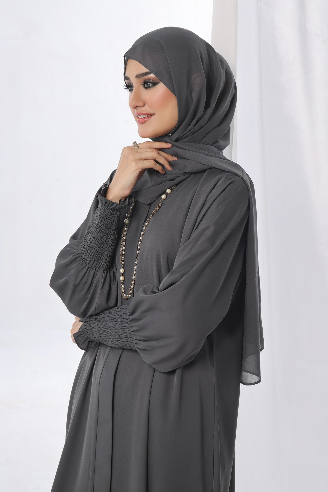 Tgm Abaya Collection-Grey Paradise