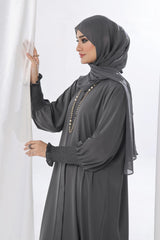 Tgm Abaya Collection-Grey Paradise