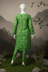 Doriya Luxe By Almeerah Stitched 2 Piece Premium Bana Dora Lawn Collection'2025-Green Regal Essence