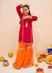 Eid Ki Khushiyan By Modest Stitched 3 Piece Formals Collection'2025-Gulnoor - Pink