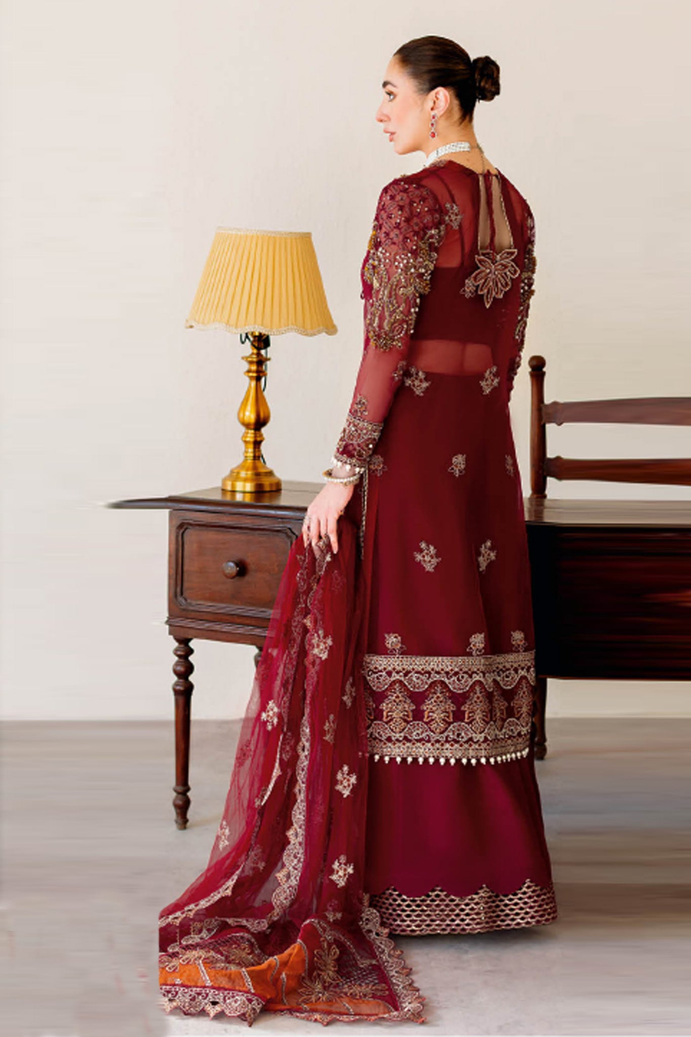 Ramsha Unstitched 3 Piece Luxury Wedding Vol-05 Collection'2025-H-504