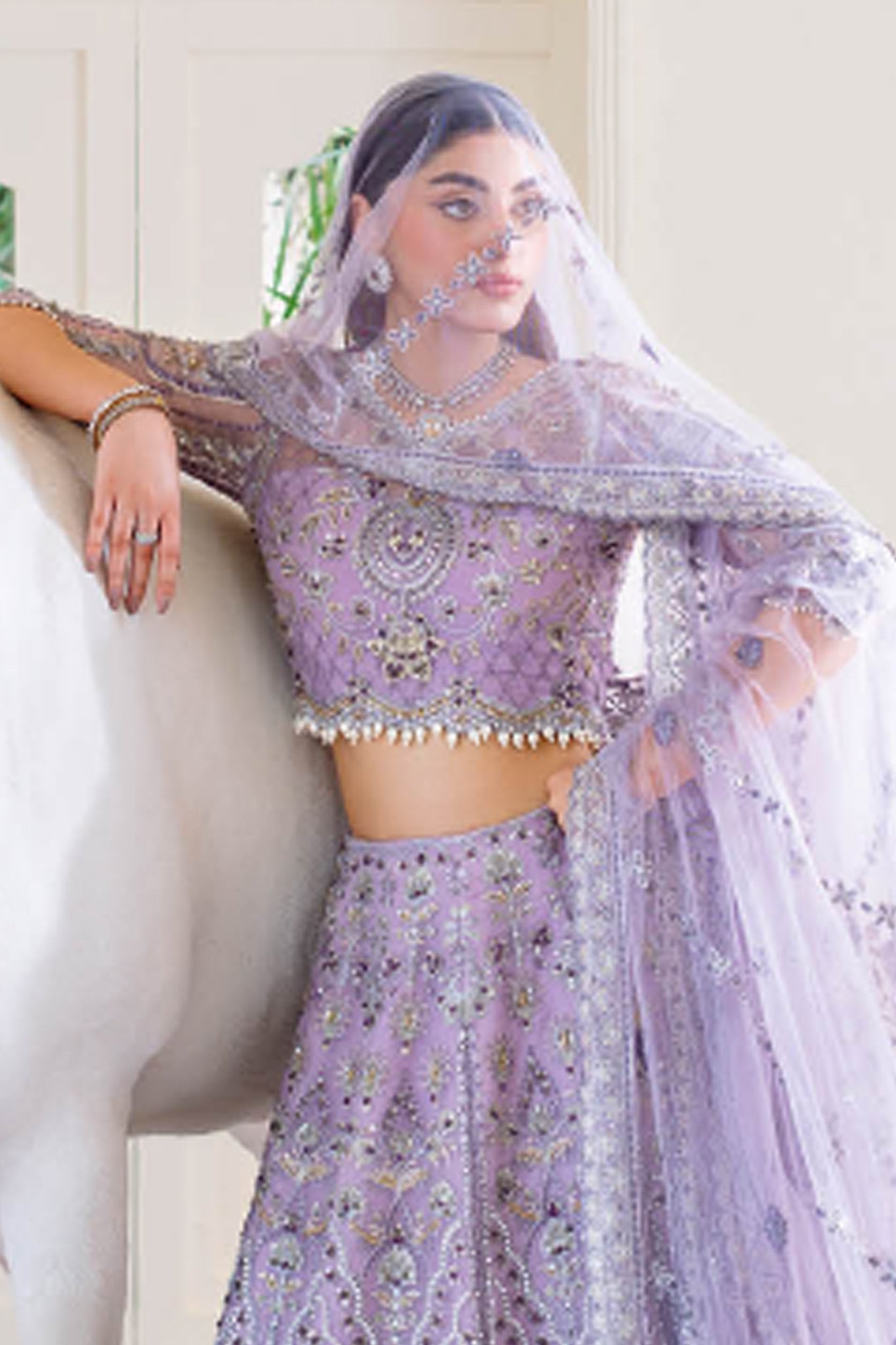 Ramsha Unstitched 3 Piece Luxury Wedding Vol-05 Collection'2025-H-505
