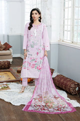 Dhaga Stitched 3 Piece Summer Suit-Meher