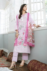 Dhaga Stitched 3 Piece Summer Suit-Meher