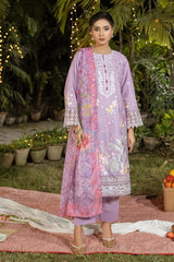 Dhaga Stitched 3 Piece Summer Suit-Elara