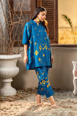 Dhaga Stitched 2 Piece Summer Suit-Mid Summer Dream