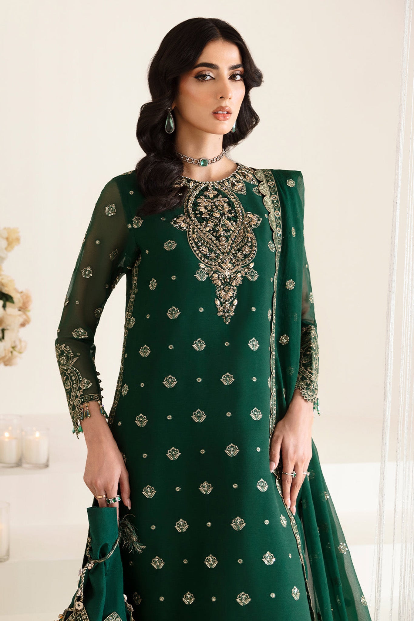 Reena By Alizeh Unstitched 3 Piece Luxury Formals Wedding Edits Collection'2024-HM-4010-Stella