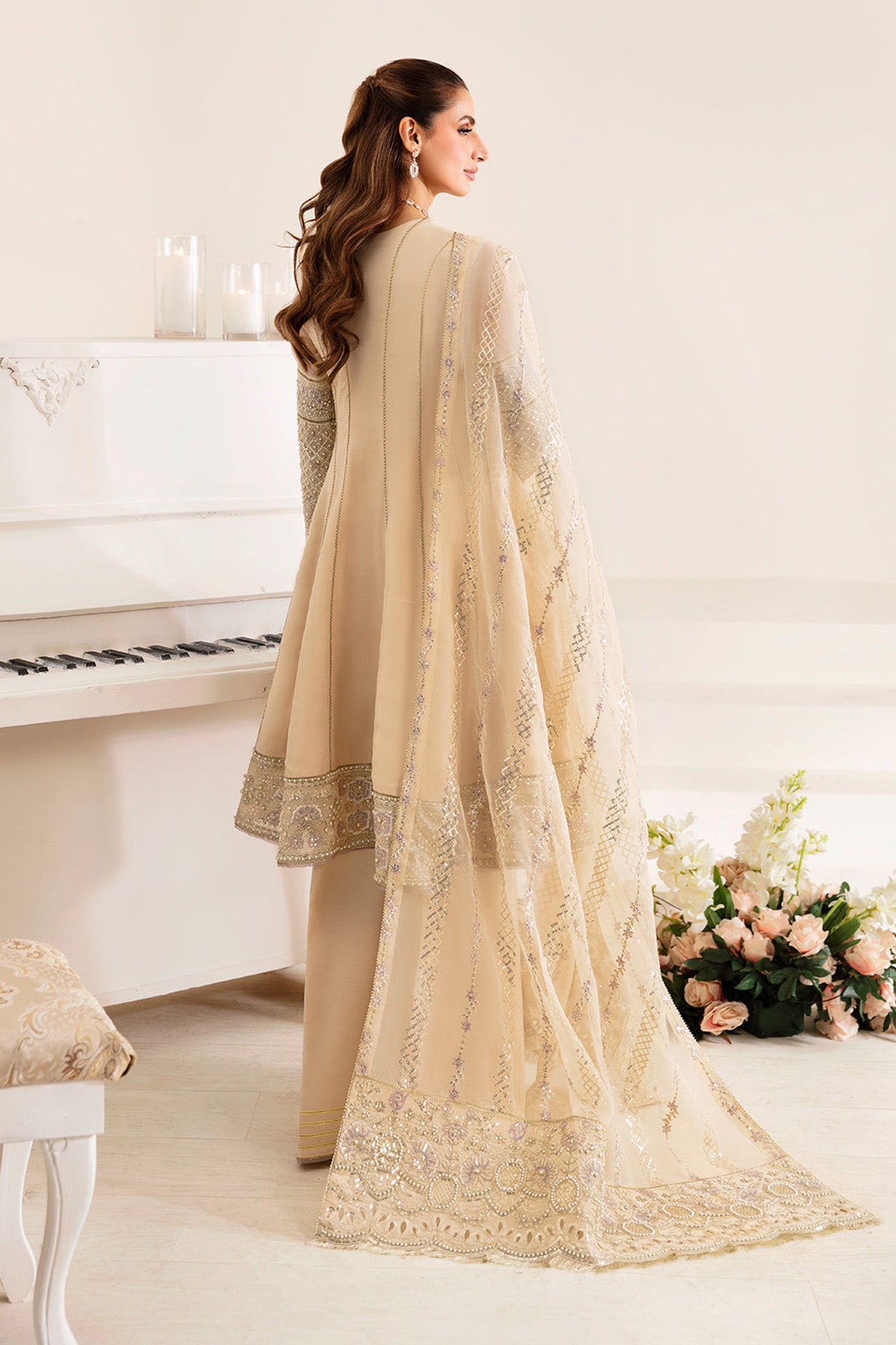 Reena By Alizeh Unstitched 3 Piece Luxury Formals Wedding Edits Collection'2024-HM-4011-Denis