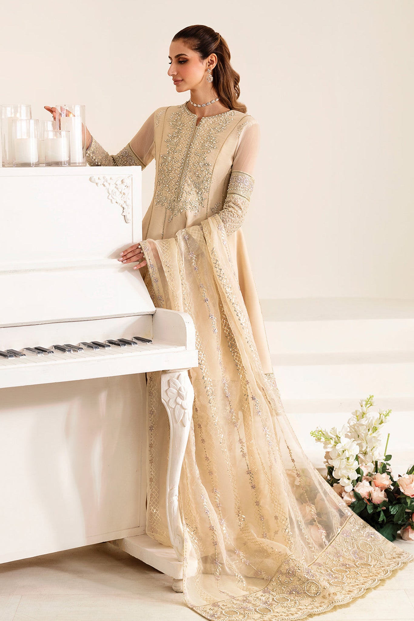 Reena By Alizeh Unstitched 3 Piece Luxury Formals Wedding Edits Collection'2024-HM-4011-Denis