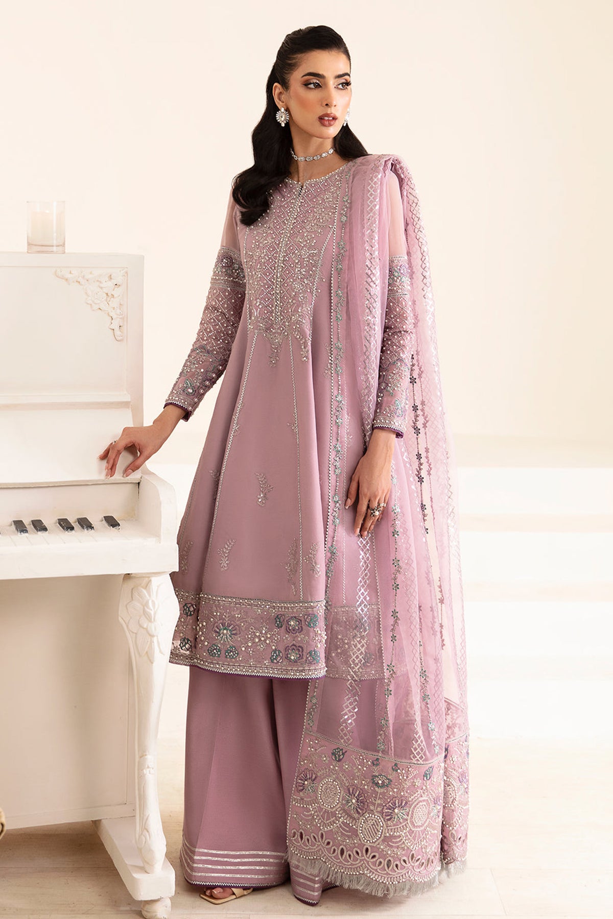 Reena By Alizeh Unstitched 3 Piece Luxury Formals Wedding Edits Collection'2024-HM-4012-Viera