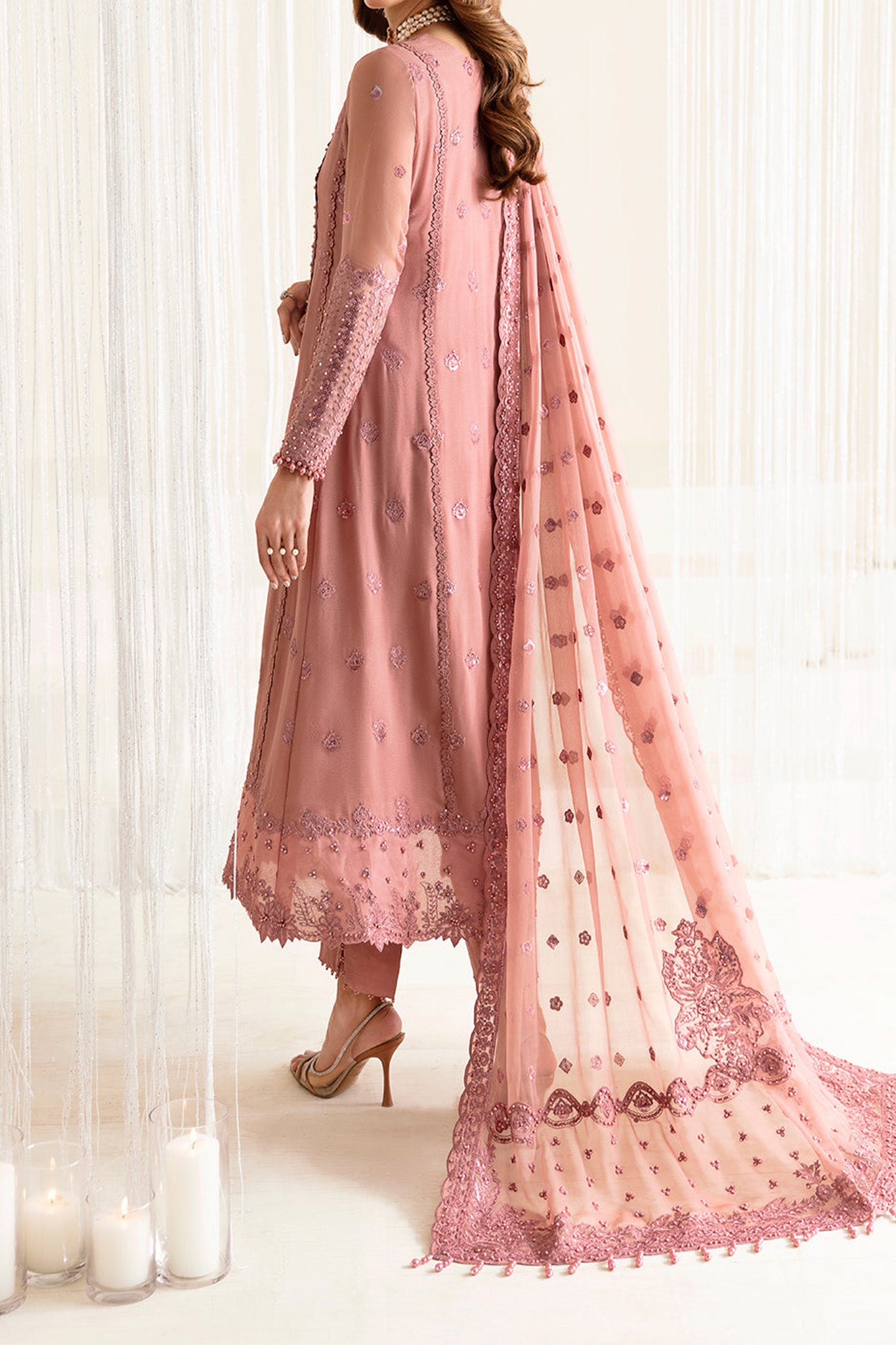 Reena By Alizeh Unstitched 3 Piece Luxury Formals Wedding Edits Collection'2024-HM-4016-Crimson