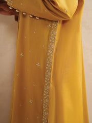 Ayra Solids by Garnet Stitched 2 Piece Collection'2025-Honeydew