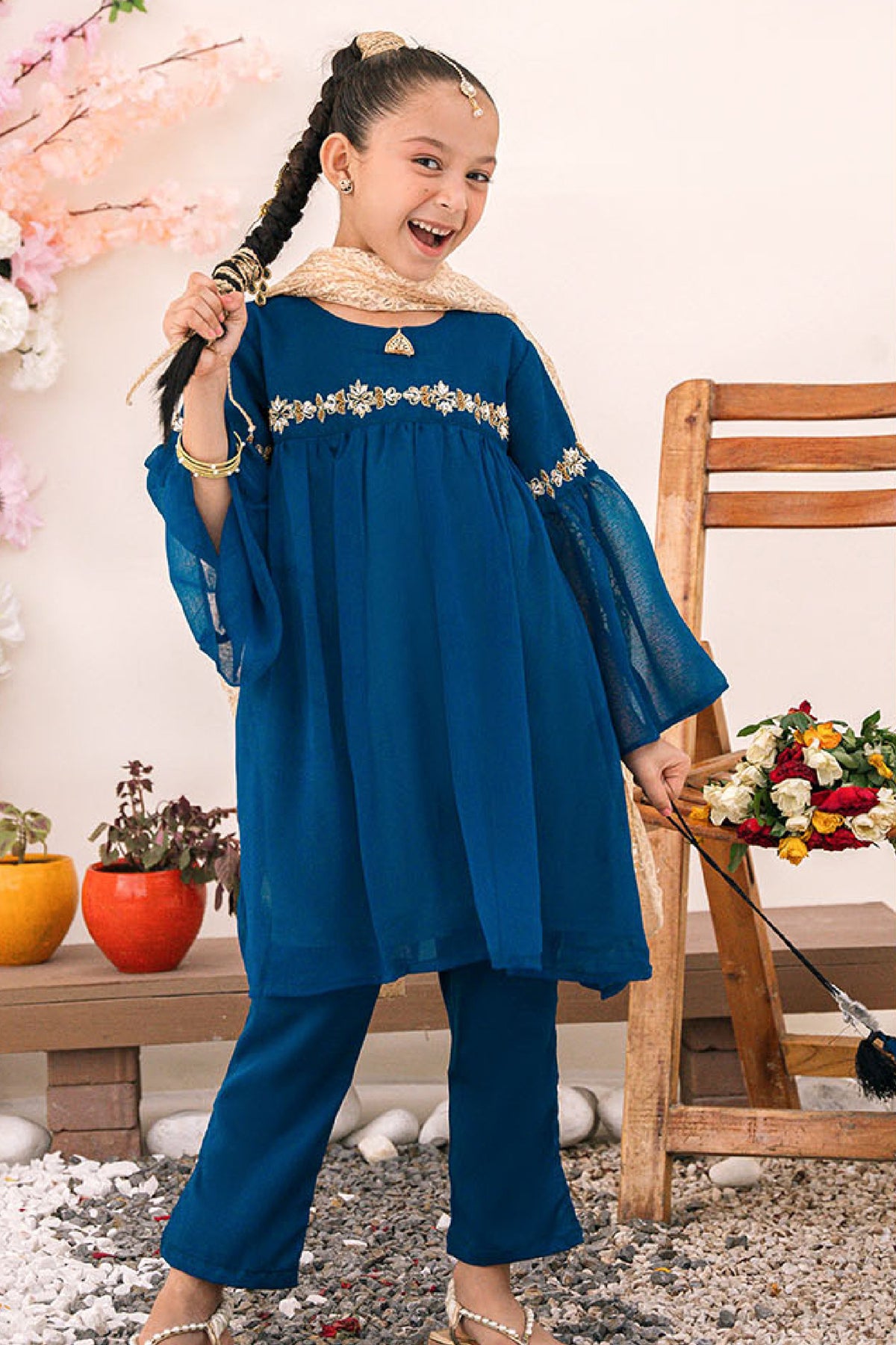 Hina,Tina, Beena aur Bubblee by Amna Khadija Eid Pret Collection'2023-HTBB-07