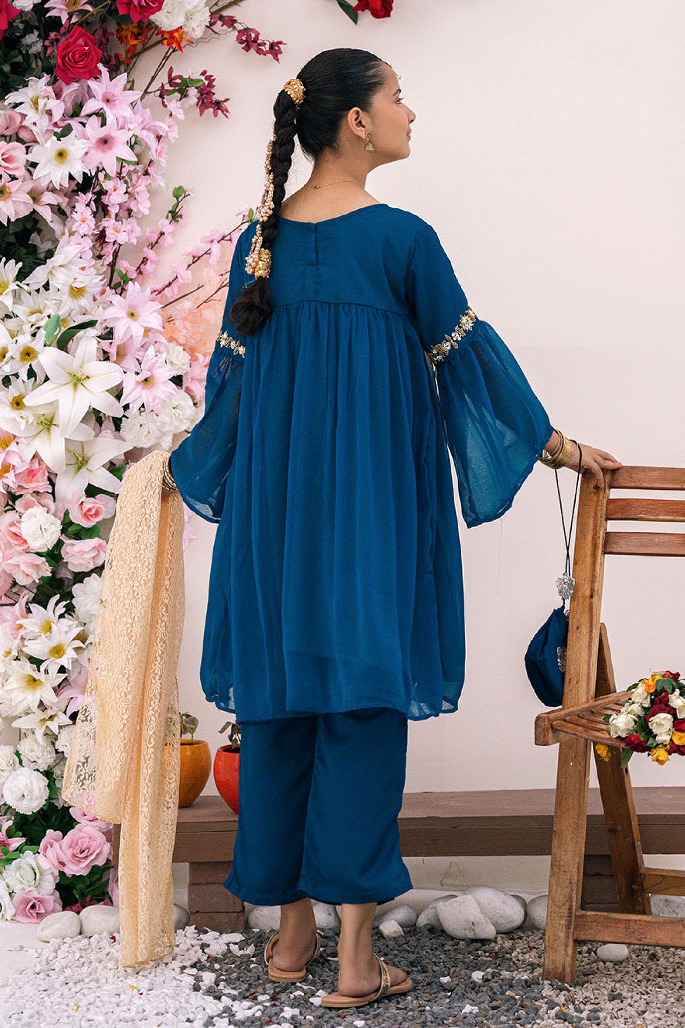 Hina,Tina, Beena aur Bubblee by Amna Khadija Eid Pret Collection'2023-HTBB-07