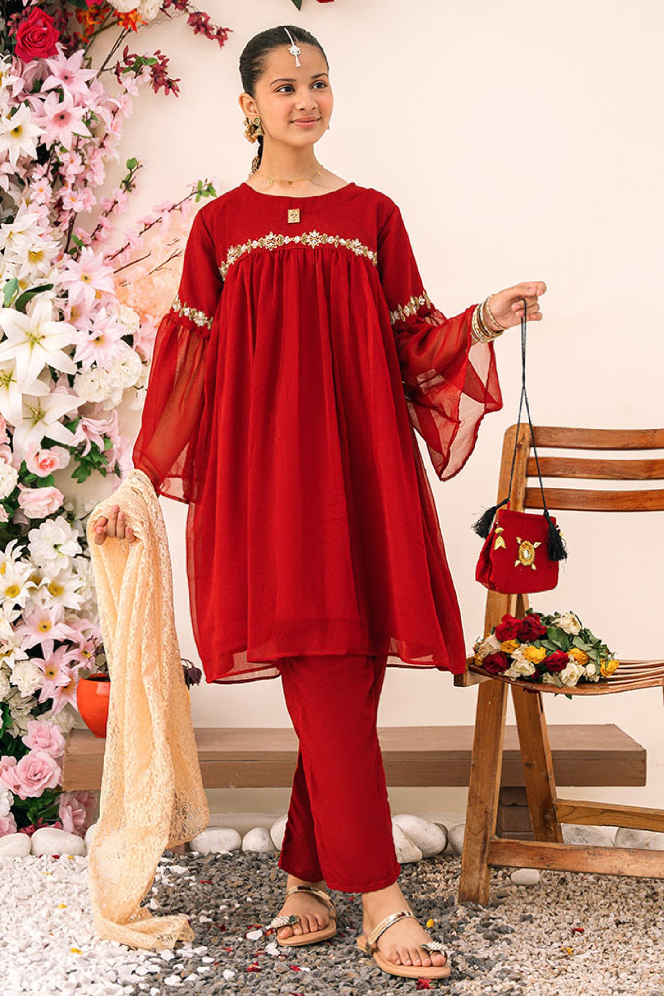 Hina,Tina, Beena aur Bubblee by Amna Khadija Eid Pret Collection'2023-HTBB-08