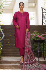 Daily Drop By Hz Stitched 3 Piece Solids Twinset Collection'2025-SDJ-3P-P01