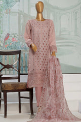 Falsafaa By HZ Stitched 3 Piece Festive Formals Vol-03 Collection'2024-HZK-175-Pink