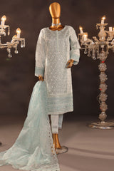 Falsafaa By HZ Stitched 3 Piece Festive Formals Vol-05 Collection-HZK-175-Sky Blue