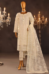 Falsafaa By HZ Stitched 3 Piece Festive Formals Vol-05 Collection-HZK-197-Cream