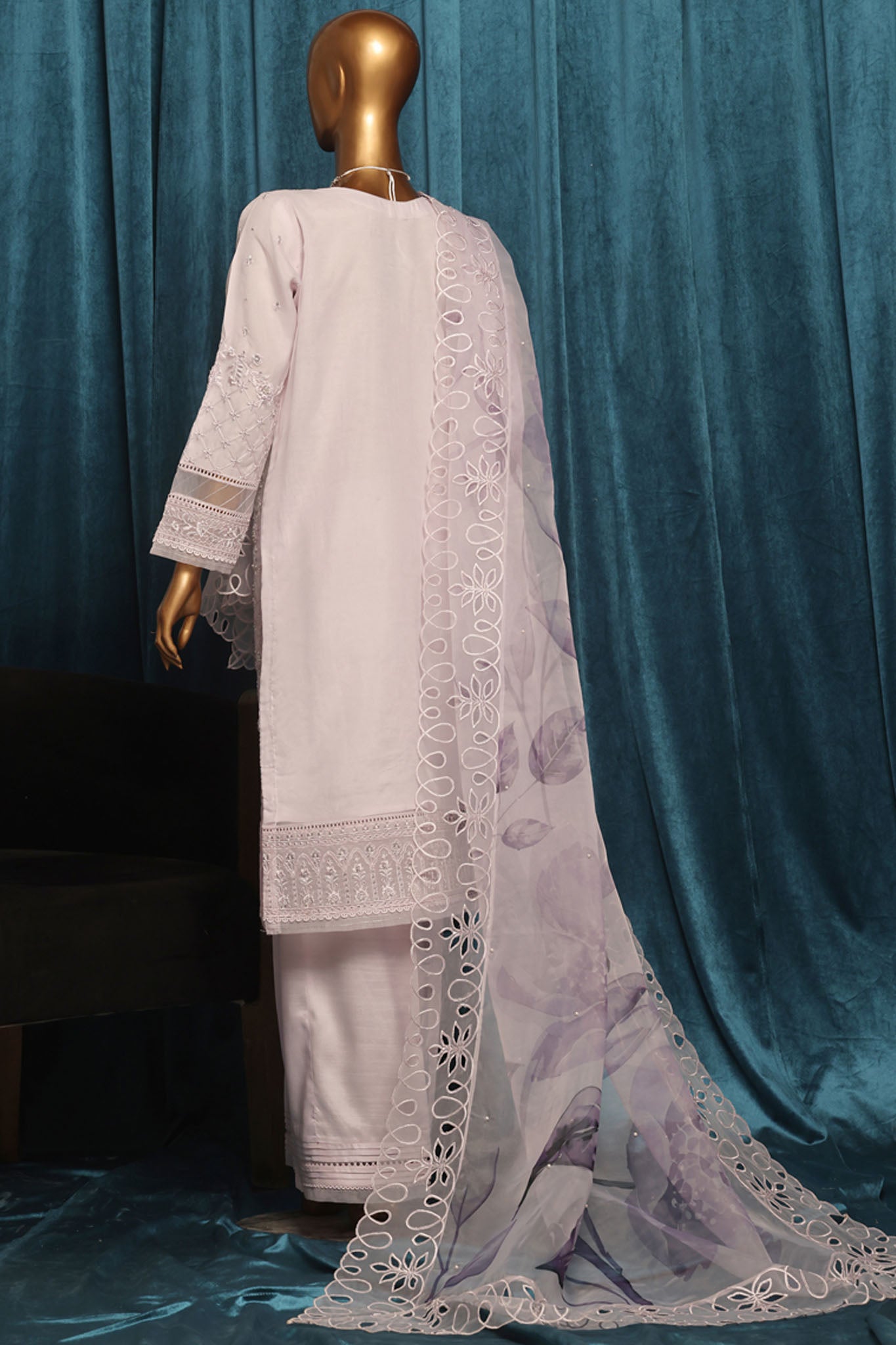 Falsafaa By HZ Stitched 3 Piece Festive Formals Vol-04 Collection-HZK-198-Lilac