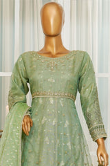 Jashn By HZ Stitched 3 Piece Luxury Formals Collection'2025-HZK-206-Zinc