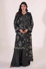 Mahroosh By Guzel Stitched 3 Piece Formals Chiffon Suit-02-Hayam