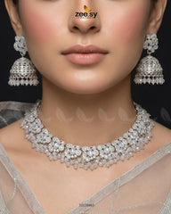 Zeesy-Heritage Stone Beads Necklace Set