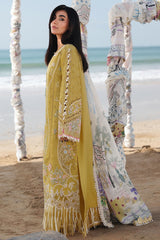 Sahil By Qalamkar Unstitched 3 Piece Luxury Lawn Suit-SA-07-Hira