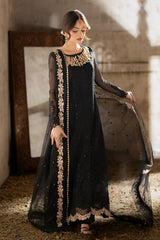 Azure Ensembles Unstitched 3 Piece Festive Formals Collection-I-01311-Midnight Veil