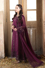 Azure Ensembles Unstitched 3 Piece Festive Formals Collection-I-01323-Merlot Grace