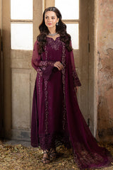 Azure Ensembles Unstitched 3 Piece Festive Formals Collection-I-01323-Merlot Grace