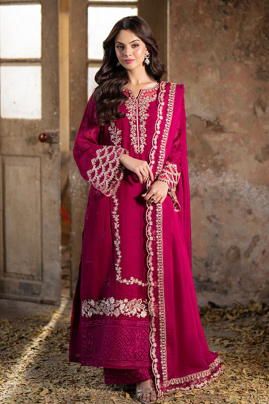 Azure Ensembles Unstitched 3 Piece Festive Formals Collection-I-01359-Vibrant Blaze