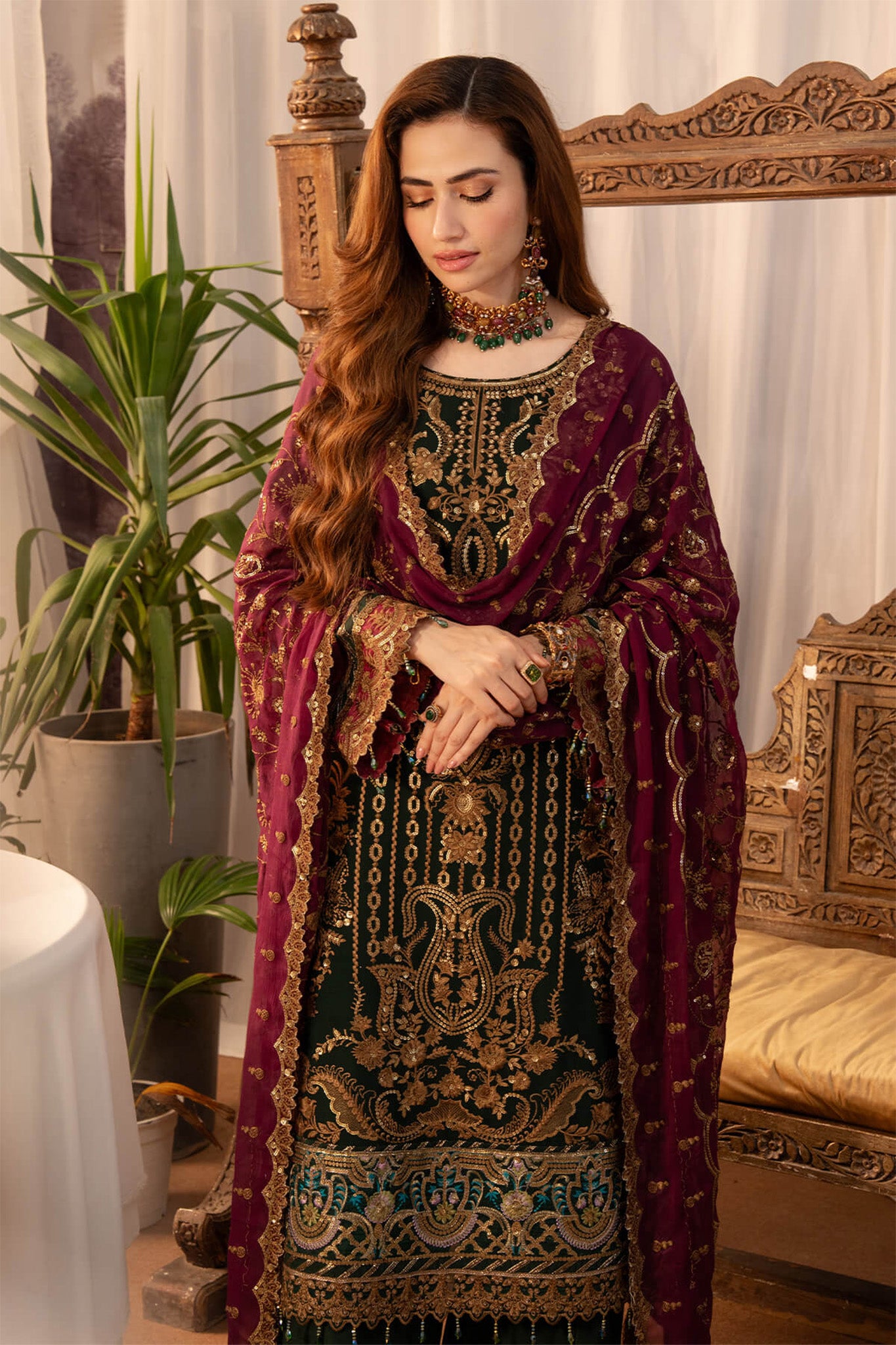 Noor Jahan By Imrozia Unstitched 3 Piece Luxury Chiffon Collection'2024-I-204-Mehak