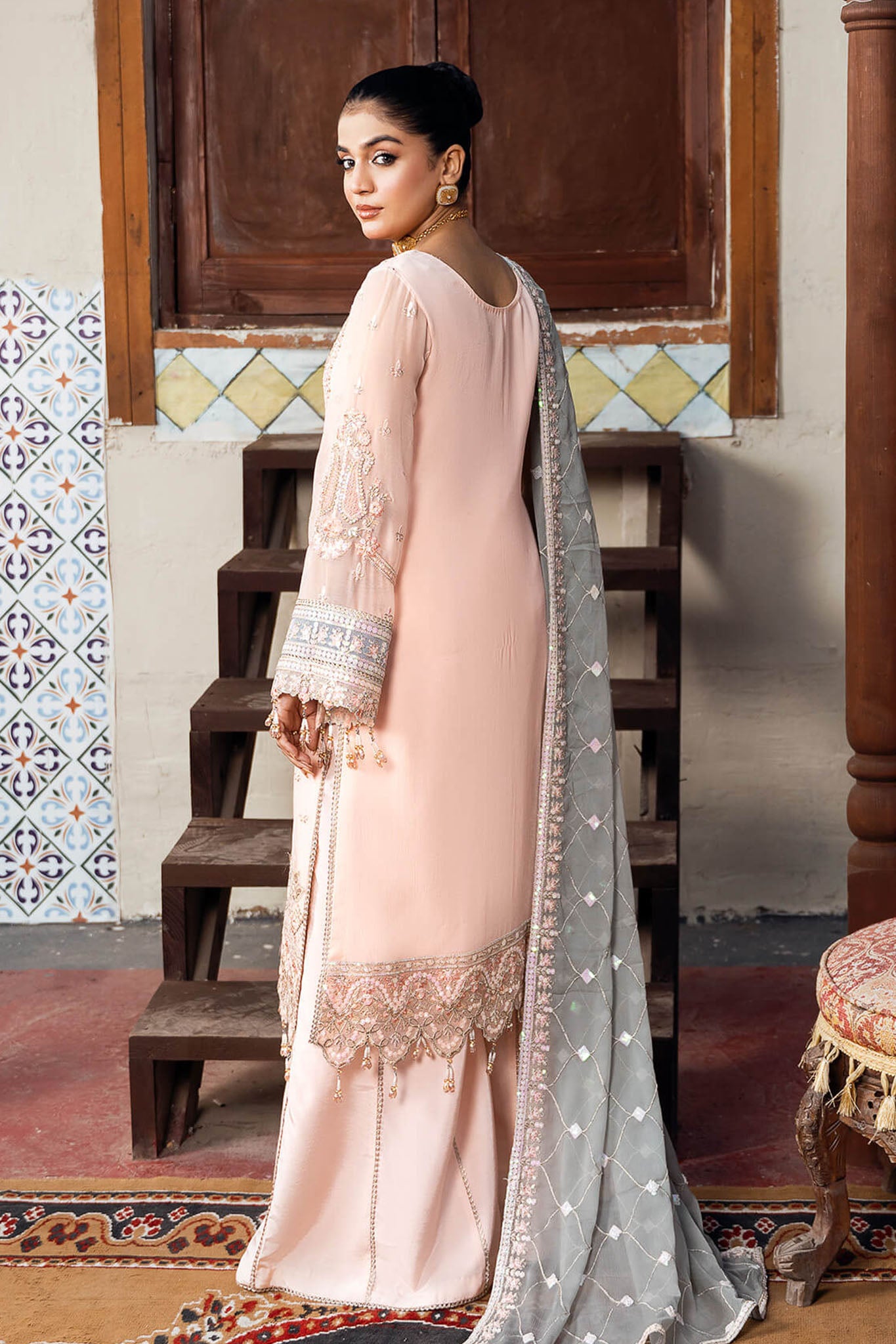 Sitarah By Imrozia X Serene Unstitched 3 Piece Luxury Chiffon Collection'2024-I-213-Roshnayi