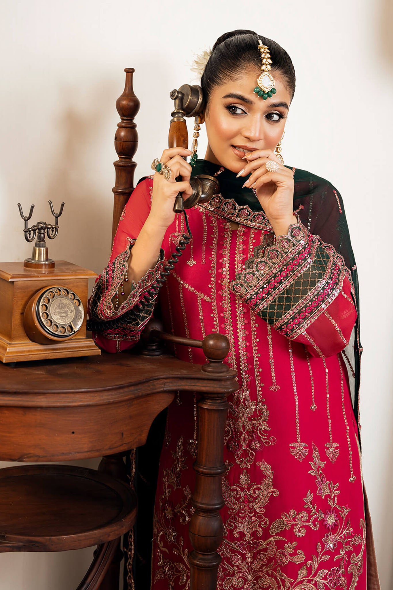 Sitarah By Imrozia X Serene Unstitched 3 Piece Luxury Chiffon Collection'2024-I-218-Darakhshan