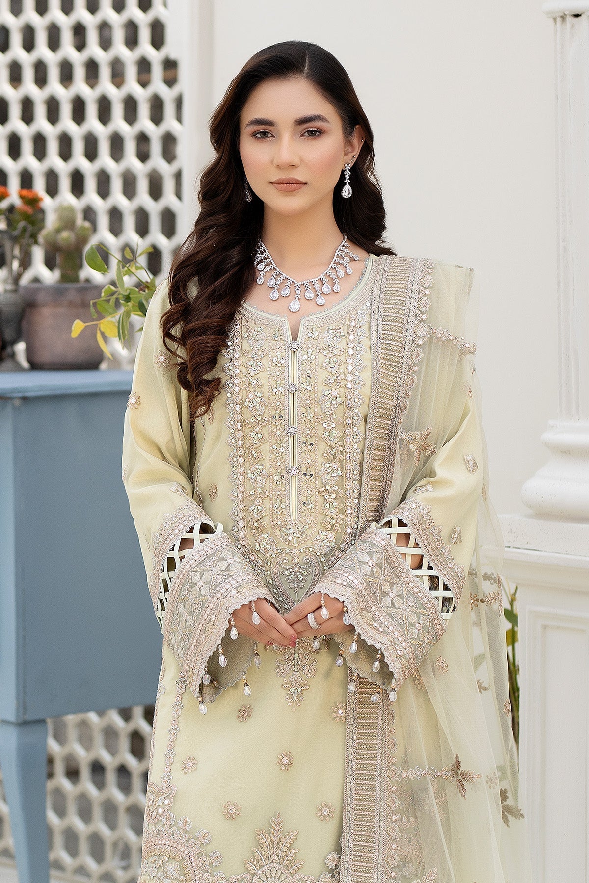 Baad e Saba By Imrozia Serene Stitched 3 Piece Formals Collection'2025-IP-46 Dastoor