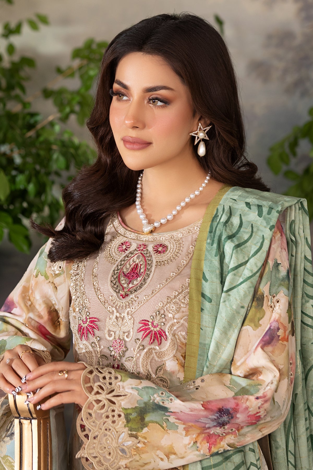 Masakali By Imrozia Stitched 3 Piece Luxe Winter Collection'2025-I.P-85 Resham