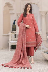 Bella By Imrozia Serene Stitched 3 Piece Winter Collection'2025-I.P-86 Fleur