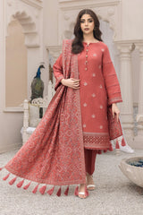 Bella By Imrozia Serene Stitched 3 Piece Winter Collection'2025-I.P-86 Fleur