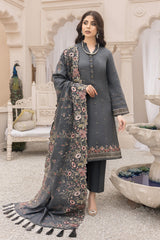 Bella By Imrozia Serene Stitched 3 Piece Winter Collection'2025-I.P-87 Siren