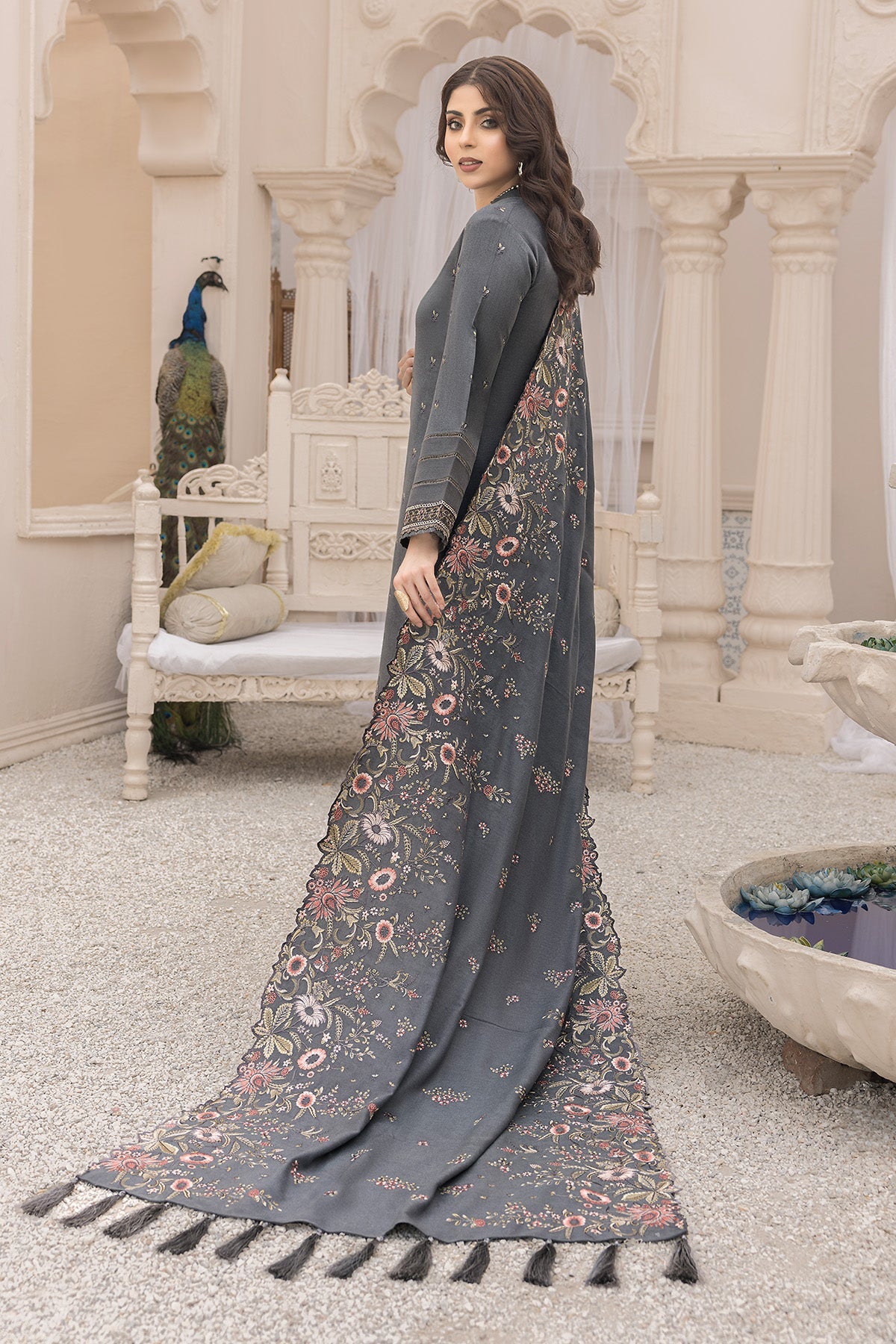 Bella By Imrozia Serene Stitched 3 Piece Winter Collection'2025-I.P-87 Siren