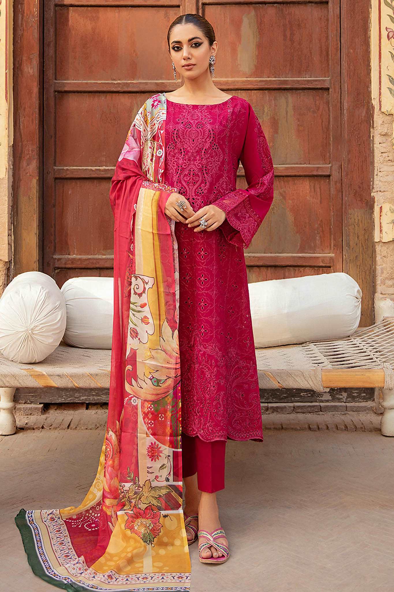 Afsana by Iznik Unstitched 3 Piece Embroidered Lawn Collection'2022-IAC-09-Ghazal