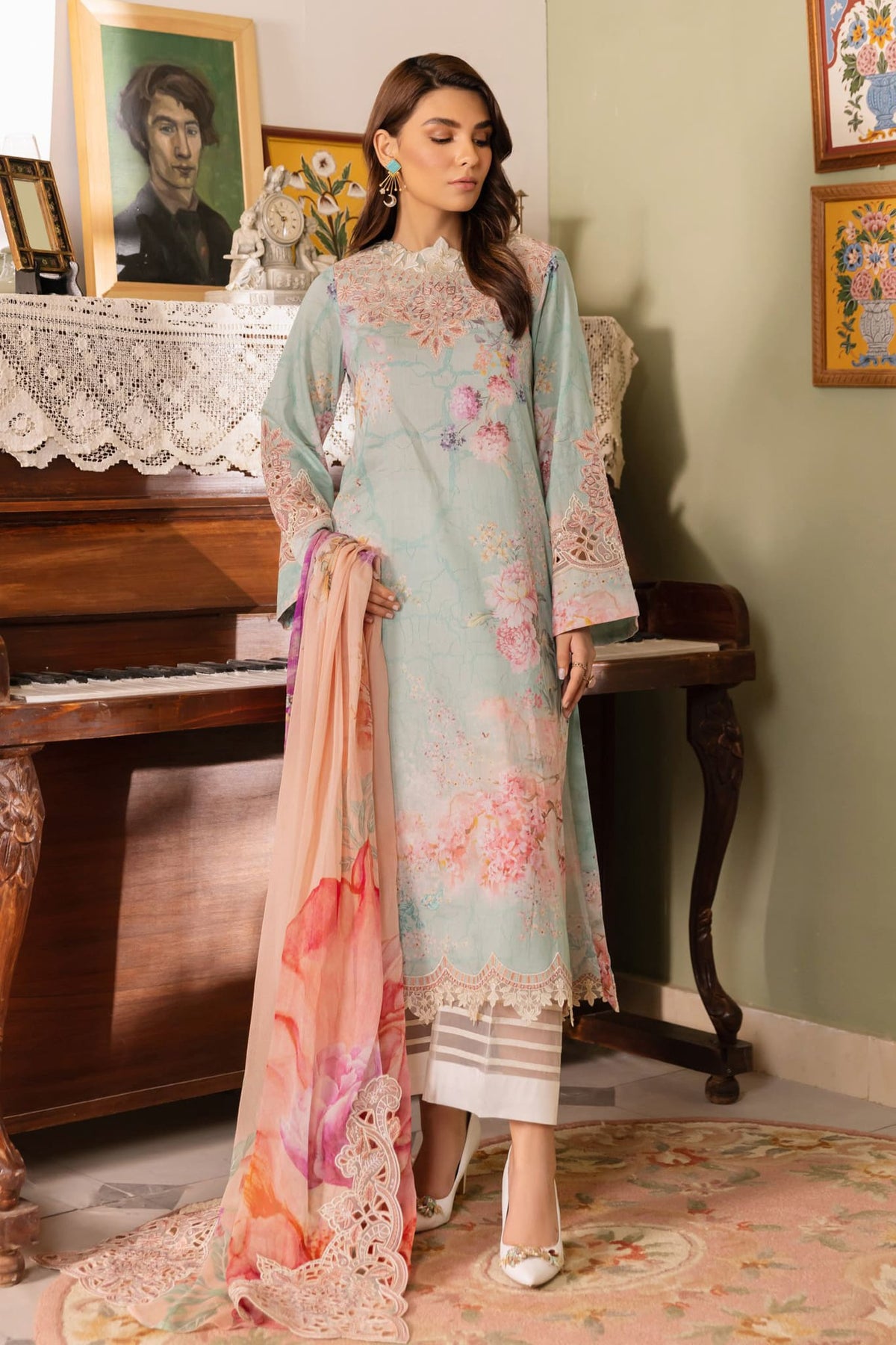 Dastan by Iznik Unstitched 3 Piece Summer Lawn Collection'2023-IDL-10