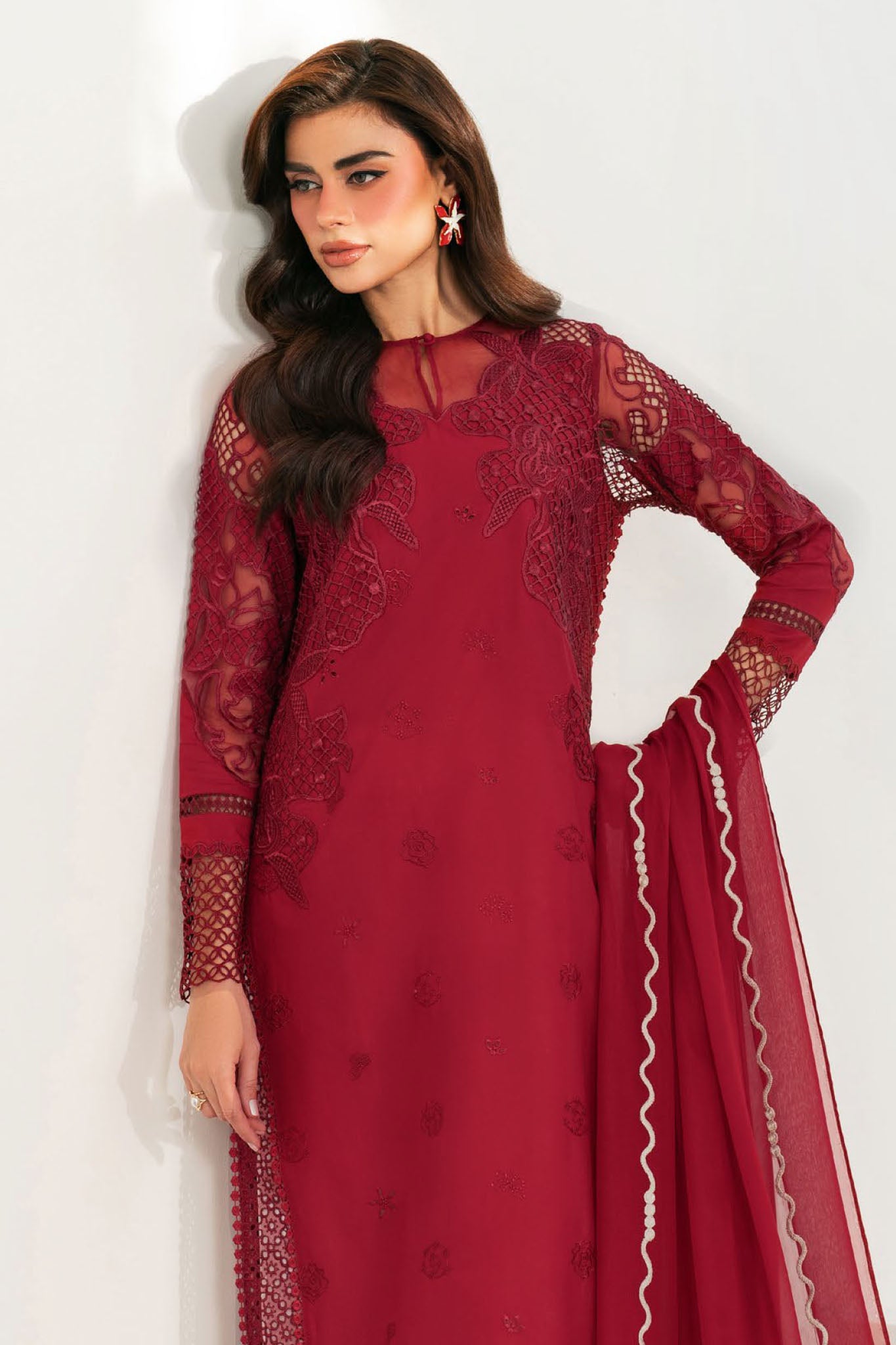 Iznik Unstitched 3 Piece Festive Emb Lawn Collection'2025-IFE-01