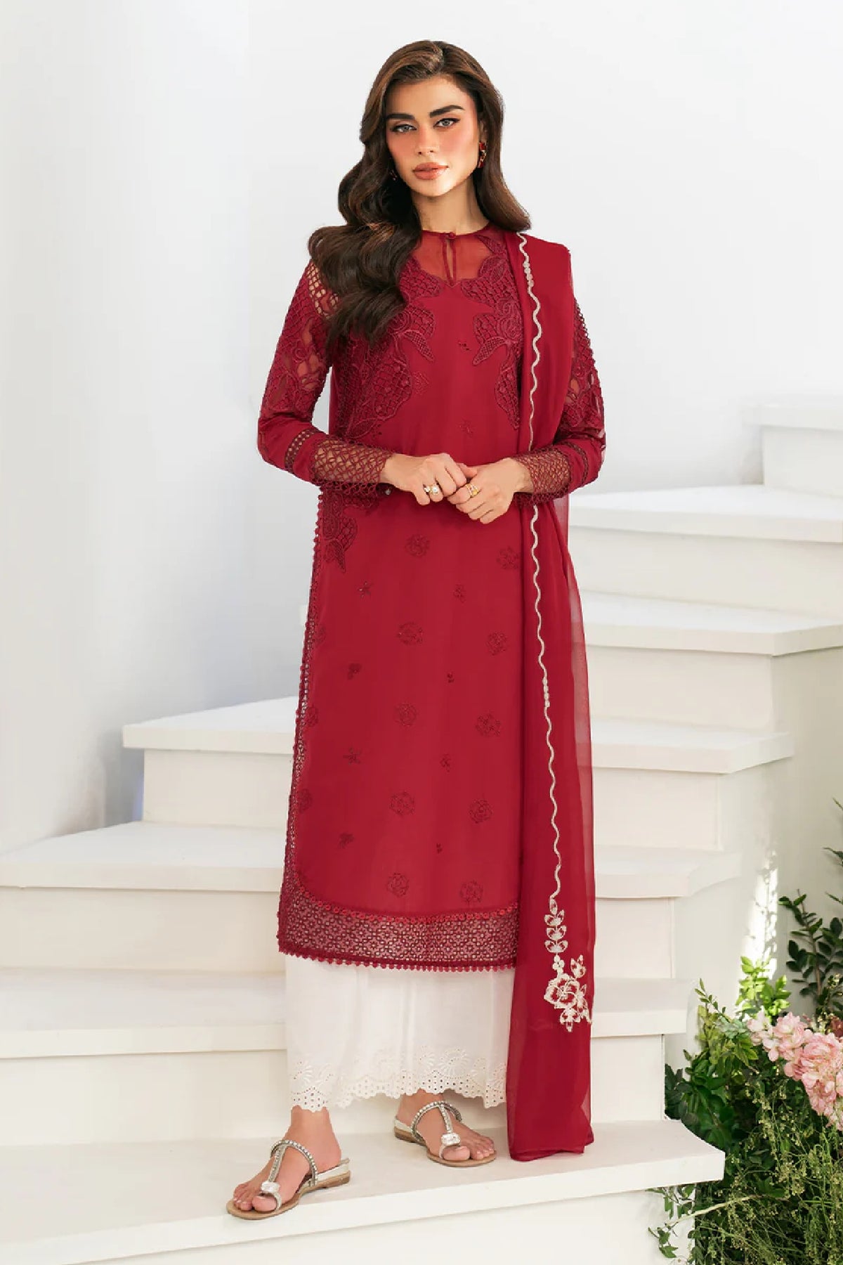 Iznik Unstitched 3 Piece Festive Emb Lawn Collection'2025-IFE-01
