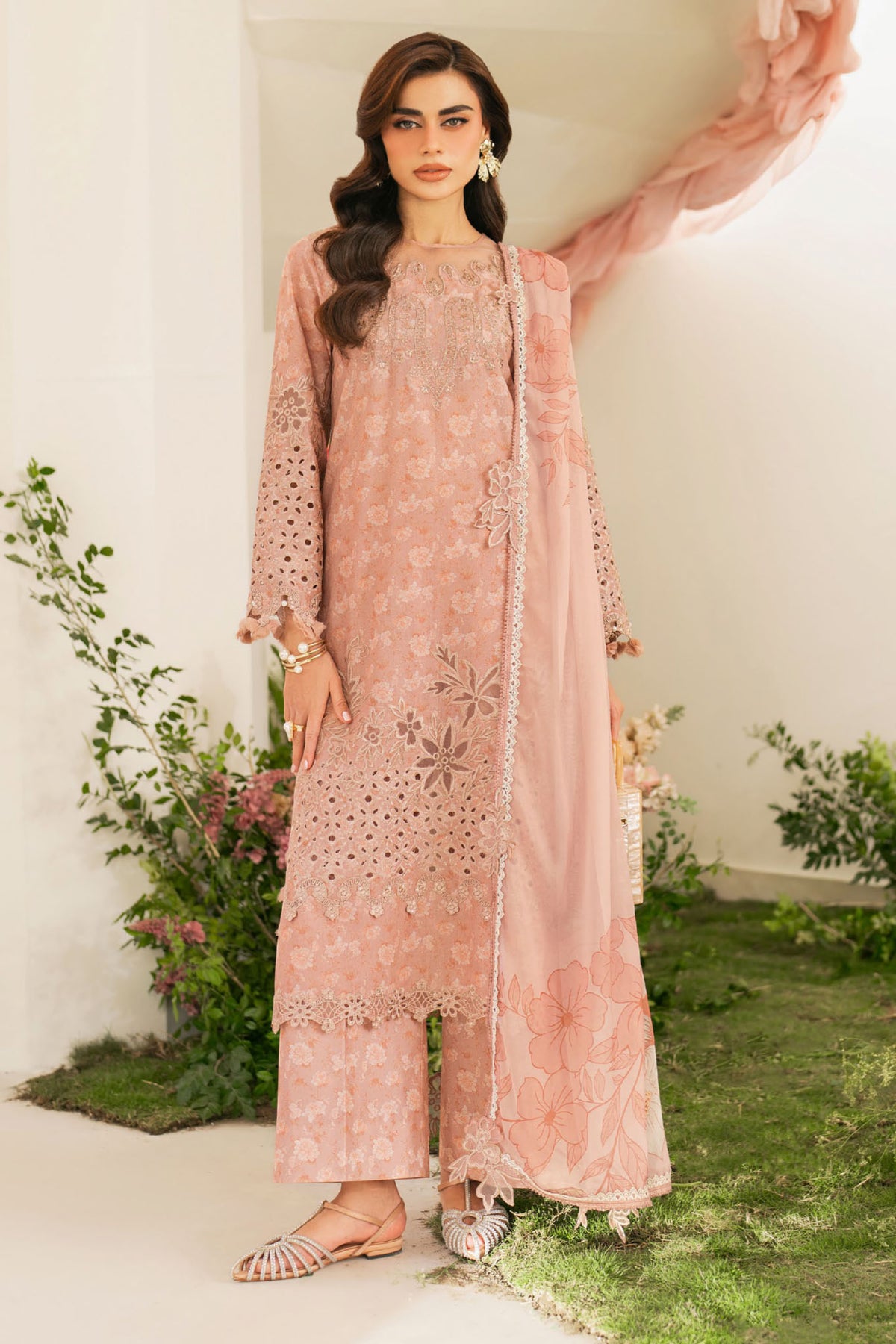 Iznik Unstitched 3 Piece Festive Emb Lawn Collection'2025-IFE-12